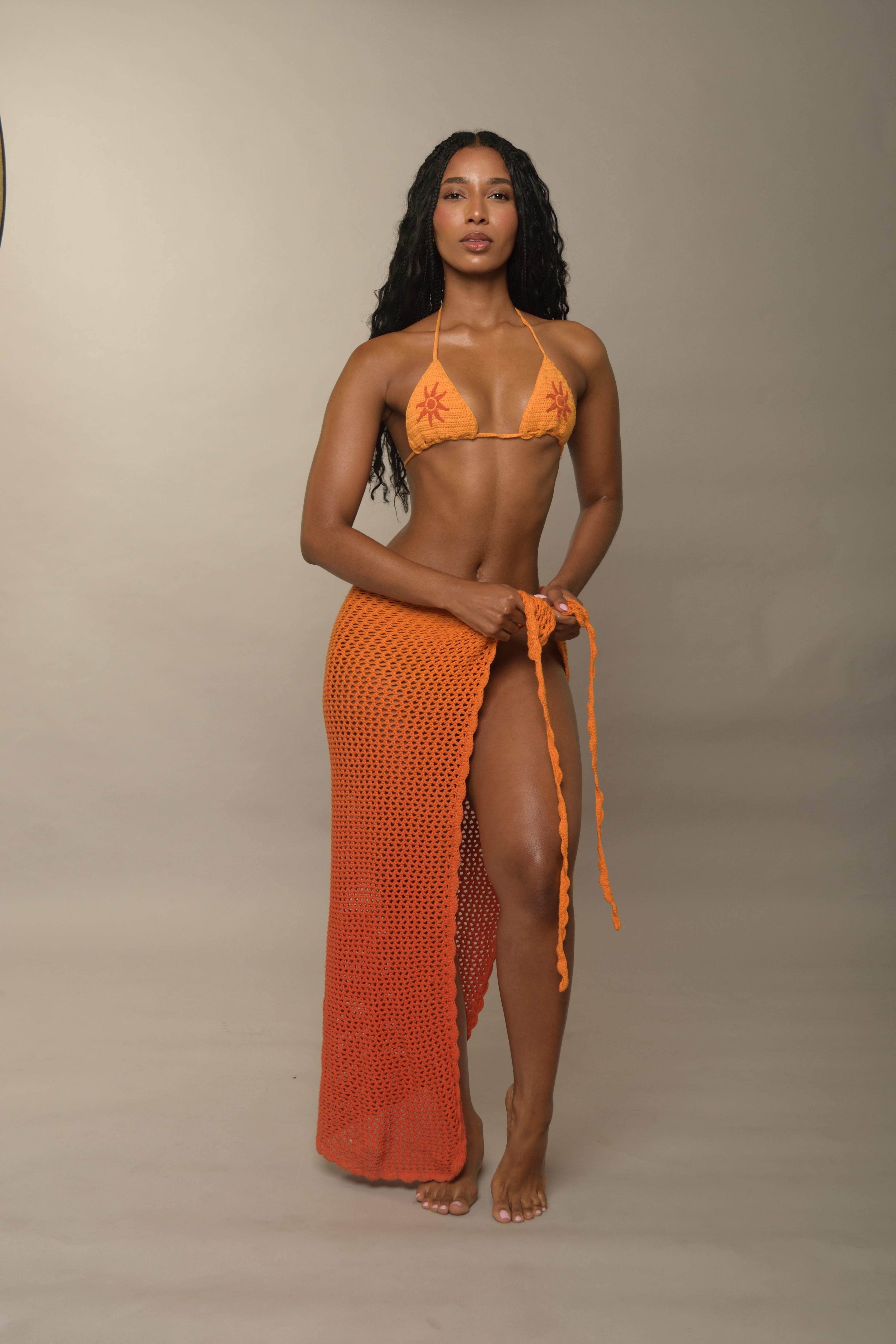 Tropical sunset Cover-Up Skirt