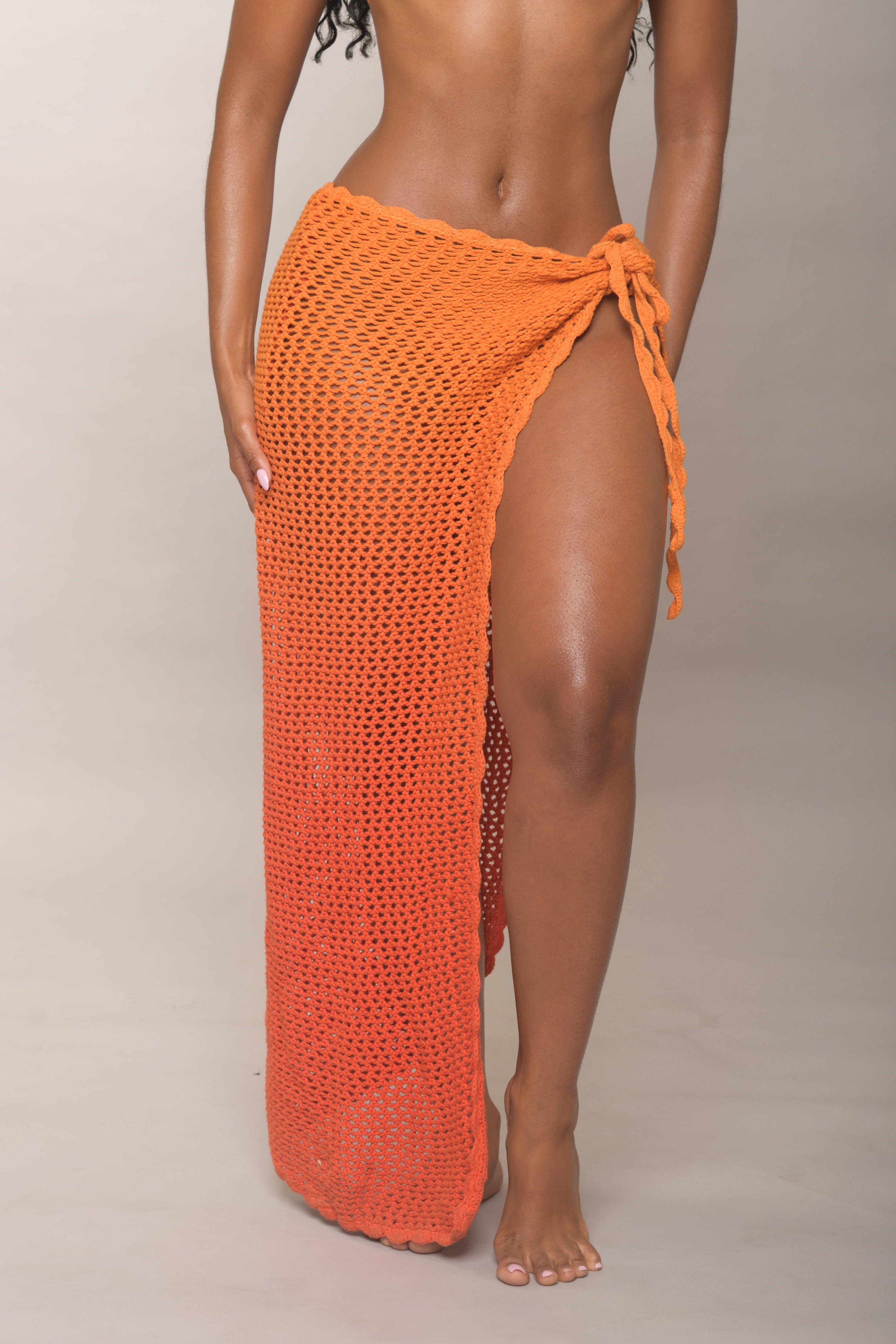 Tropical sunset Cover-Up Skirt